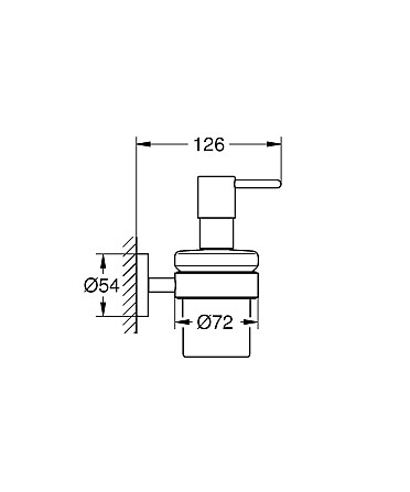Дозатор рідкого мила Grohe Essentials New (40448001) Чернівці - фото 3