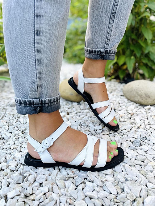 Rosta Босоніжки жіночі ROSTA 1044 білі (літо, шкіра натуральна) (5143) Коломия - фото 10