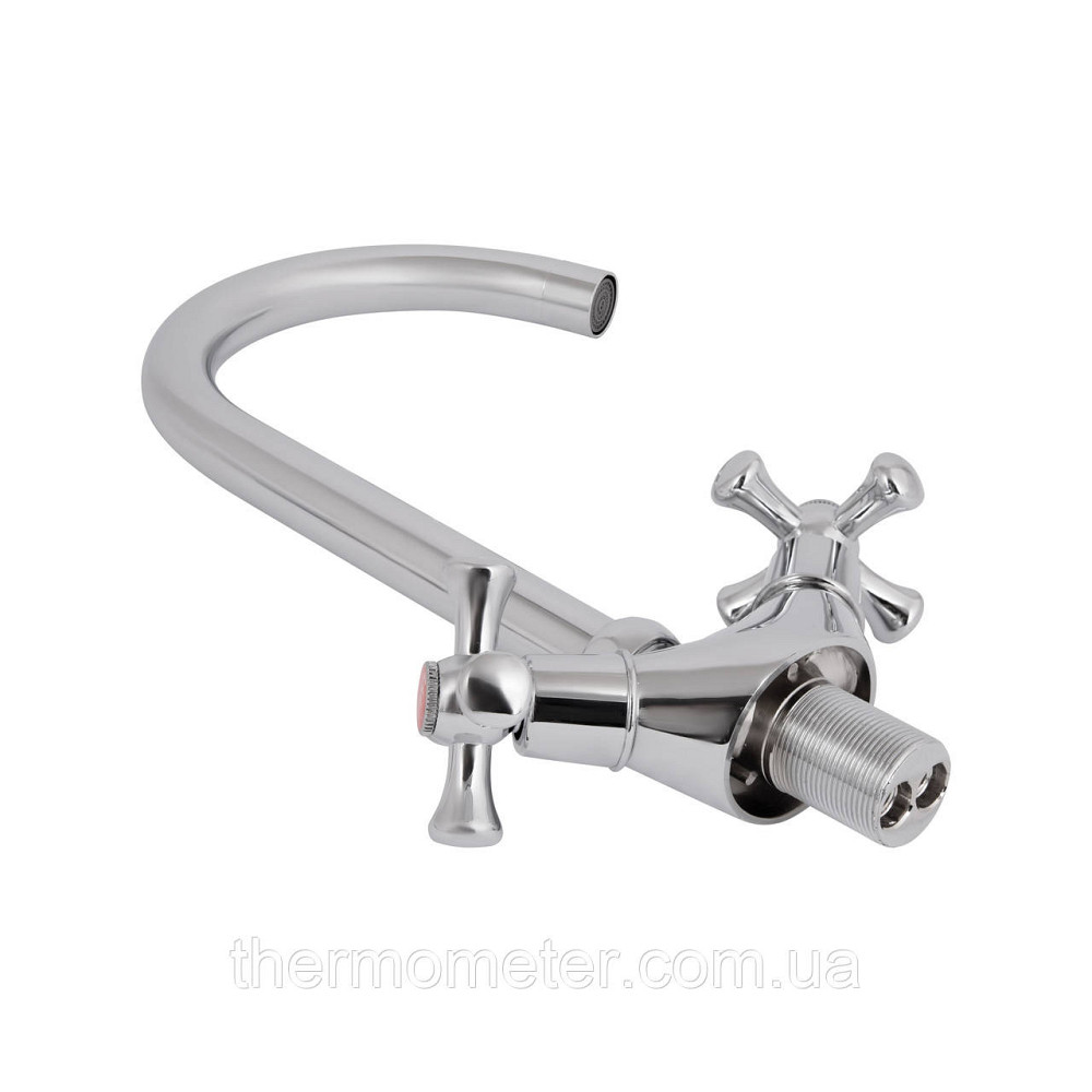 Змішувач для кухні Lidz Lamb 278F двовентильний LDLAM278FCRM35071 Chrome Київ - фото 9