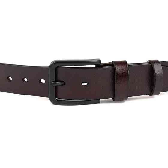 Мужской кожаный ремень Коричневый (Vintage) Киев