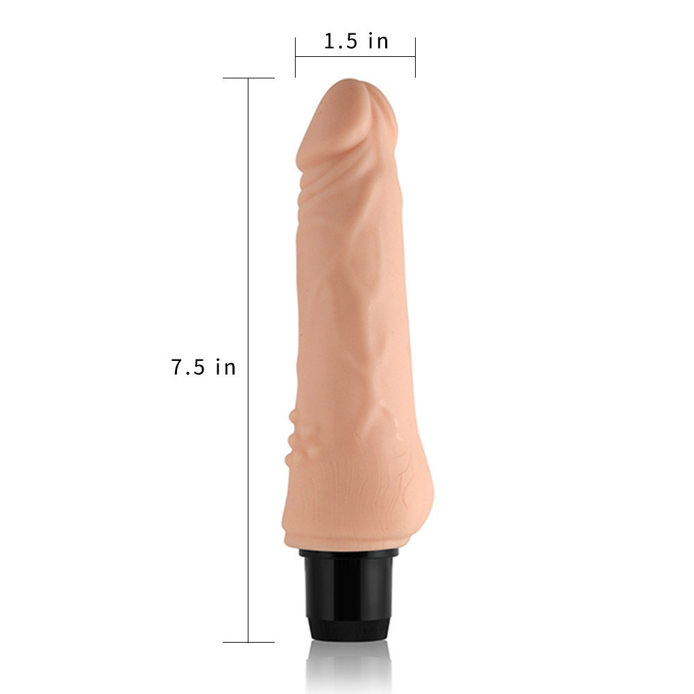Реалістичний вібратор - Xtreme Feel Vibrator Flesh 7.5" Sex Aura Київ - фото 6