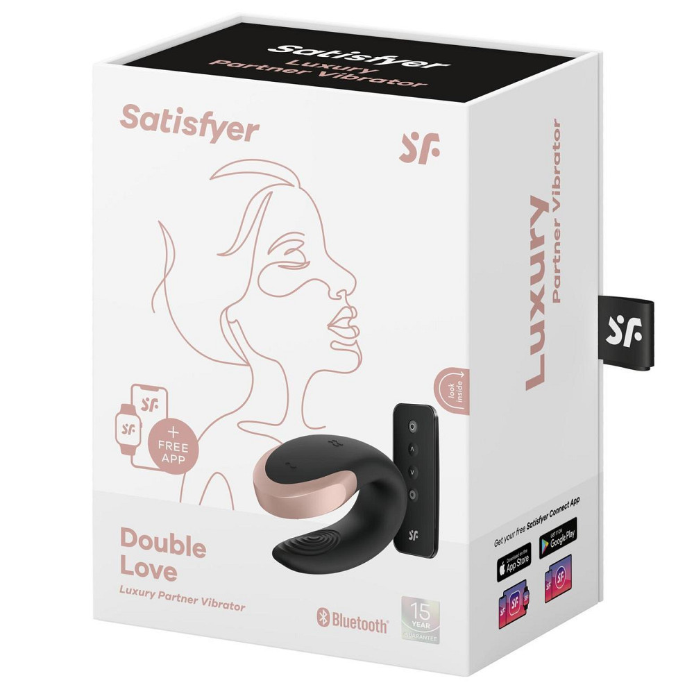 Смарт-вибратор для пар Satisfyer Double Love (Black) Sex Aura Киев - изображение 7