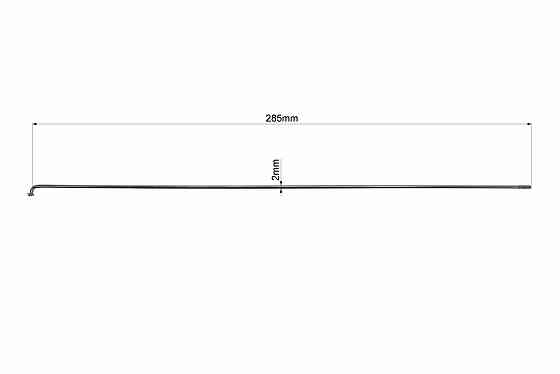 Спиця 14Gx285мм (100шт к-кт), чорна Киев