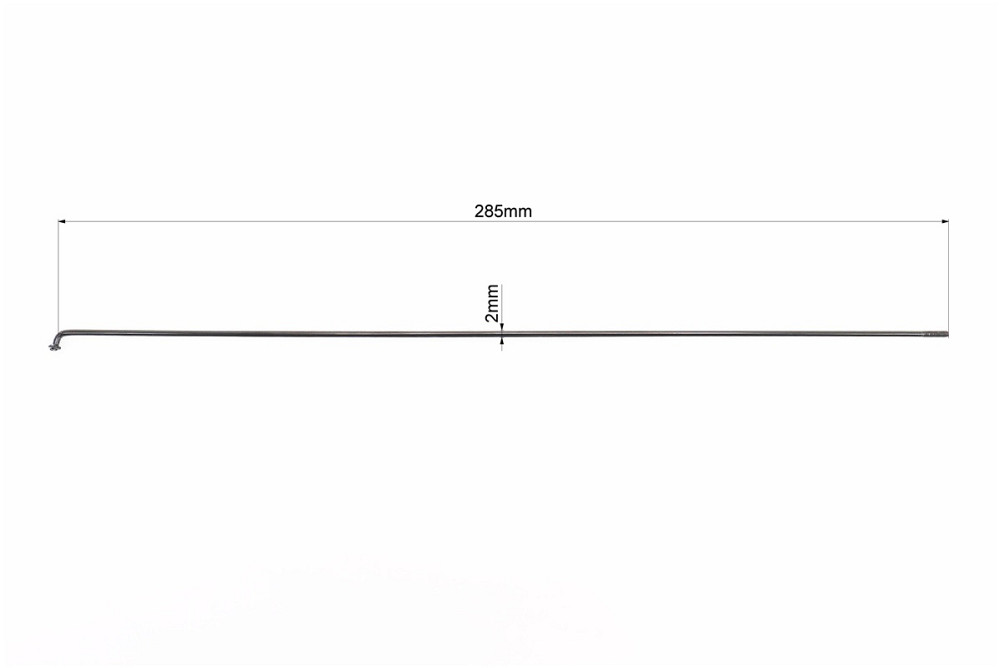 Спиця 14Gx285мм (100шт к-кт), чорна Киев - изображение 2