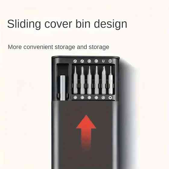 Набор точных отверток 24-в-1 для смартфонов и планшетов - Алюминиевый сплав, неэлектрический ремонтный набор Каменец-Подольский