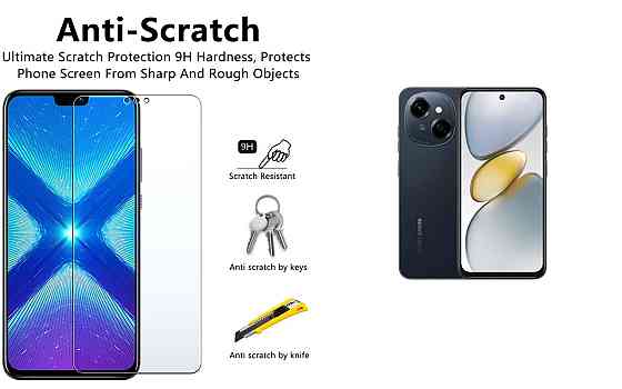 Защитное стекло NeoGlass для Tecno Spark Go 1 KL4 – ультрапрозрачное и устойчивое Киев