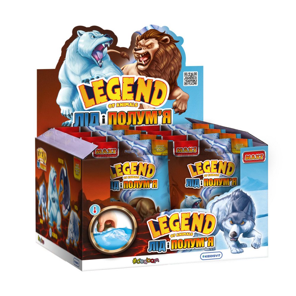 Стретч-іграшка у вигляді тварини серії Legend of animals Максі – Лід і полум'я Днепр - изображение 3