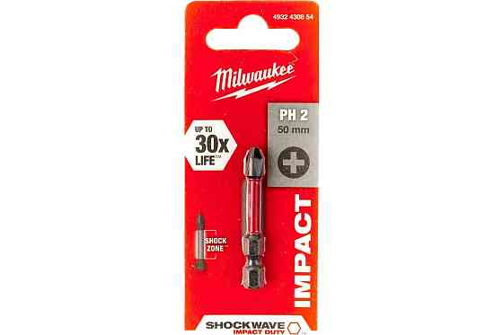 Бита SHOCKWAVE (Ph2, 50 мм, 1 шт.) Milwaukee 4932430854 Коломия