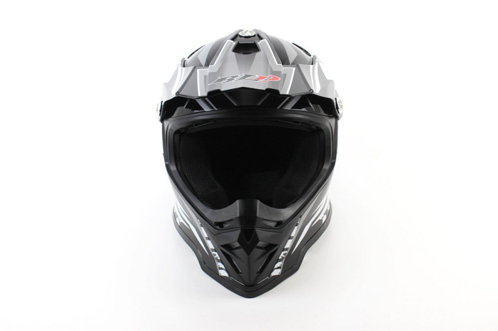 Шолом кросовий/ендуро/АТV BLD-819-7 S (55-56см), ЧОРНО-БІЛИЙ Київ - фото 4