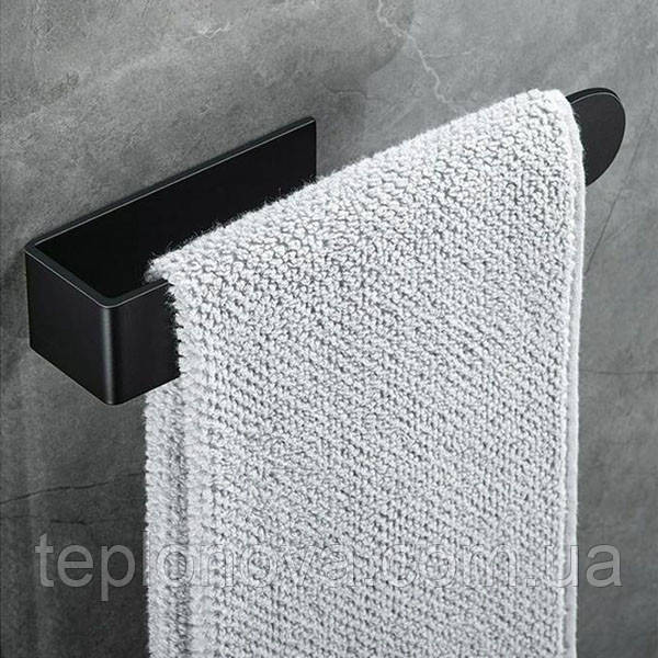 Полотенцедержатель Navin 230 мм, черный матовый Черновцы - изображение 4