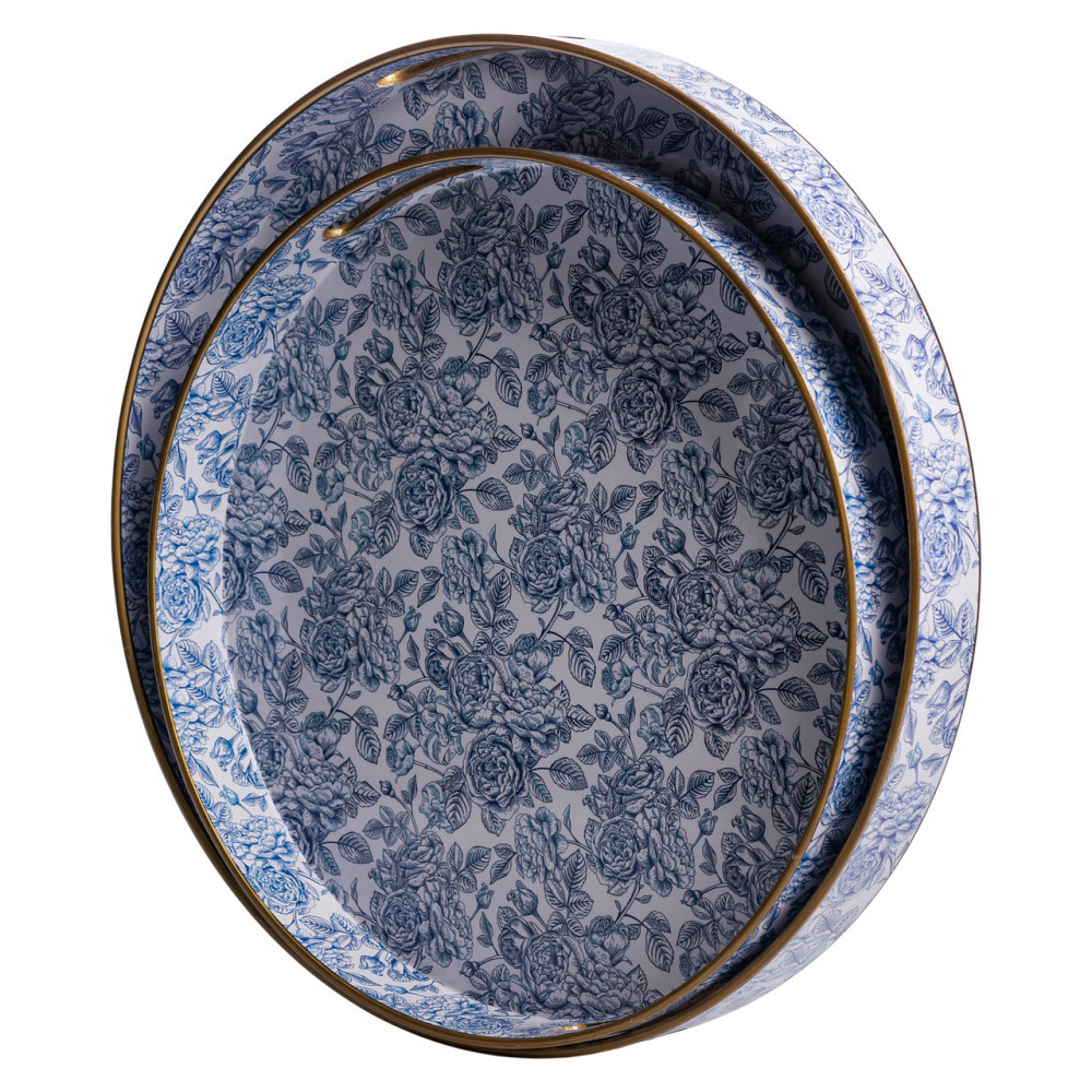 Набір круглих підносів для їжі 2 шт Ø32.5 / 37 см Київ - фото 3