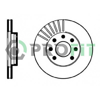 Гальмівний диск Profit 5010-0151 Вінниця - фото 1