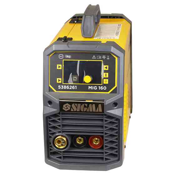Sigma Аппарат сварочный инверторный полуавтомат МIG/MMA-160А электрод 4мм проволока 0.8-1мм LED Коломия