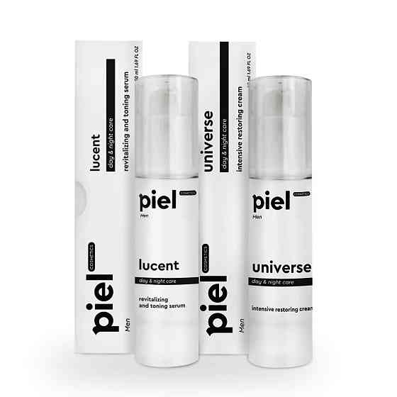 Базовий комплекс косметики для чоловічої шкіри MEN Piel, 50мл+50мл Дніпро