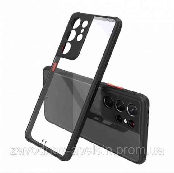 Samsung A72 A725 защитный чехол TPU+PC clear Одесса