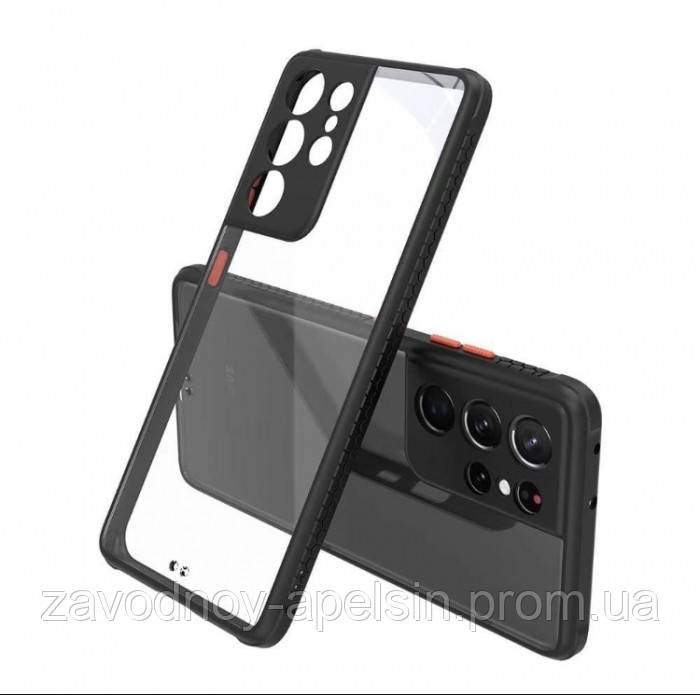 Samsung A72 A725 защитный чехол TPU+PC clear Одесса - изображение 1