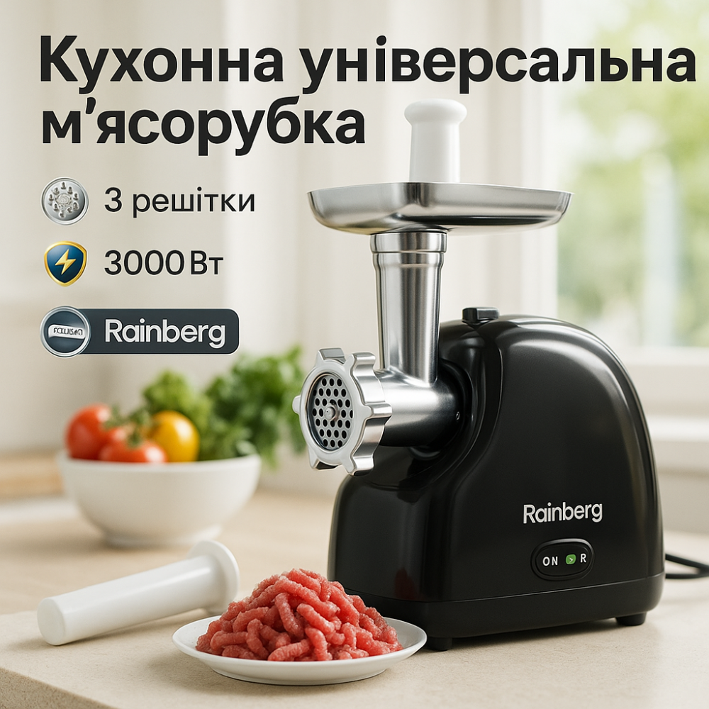 Электрические мясорубки кухонные, Мясорубка овощерезка соковыжималка, Мясорубка с легкой чисткой AG-40 Львов - изображение 3