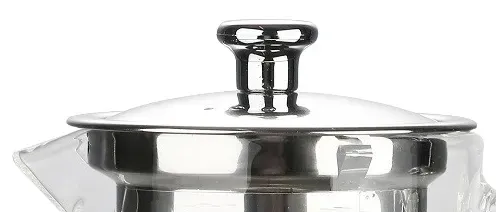 Скляний заварник 800 мл пірамідальної форми, термостійкий, з фільтром із нержавіючої сталі Одеса - фото 3