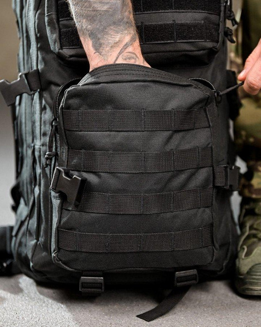 Тактичний рюкзак чорний ПП4721 Одеса - фото 5