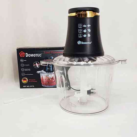 Кухонный измельчитель с 4 ножами Domotec, Стационарный блендер с большой чашей для фарша RA-39 Львов
