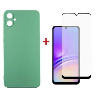 Чохол до мобільного телефона Dengos Kit for Samsung Galaxy A05 (A055) case + glass (Mint) (DG-KM-08) Вінниця - фото 1