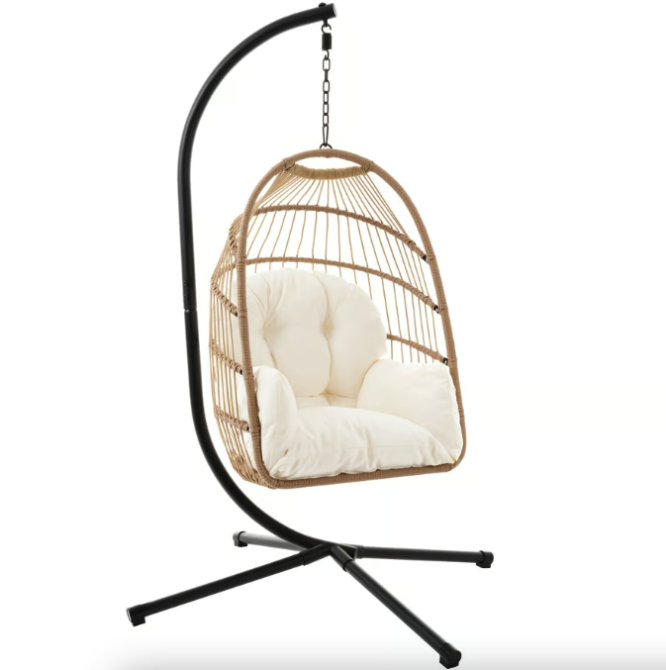 Підвісне крісло-кокон Di Volio Beluno бежевий Киев - изображение 1