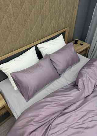 Комплект постельного белья, Decorator Nirvana Евро 200х215 лиловый с серым (88-027) Киев