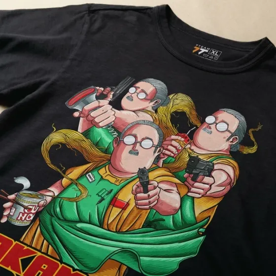 Футболка для подростка мальчика с принтом Дни Сакамото #4 Размер 160 Anime10920 Днепр