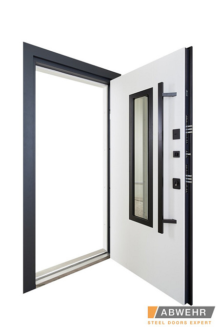 Двери уличные, модель REVOLUTION (LP-6)  терморазрыв +стеклопакет 860 Киев - изображение 3