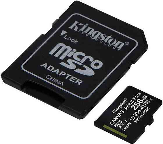 Карта пам'яті Kingston microSDXC 256GB Canvas Select Plus Class 10 Київ