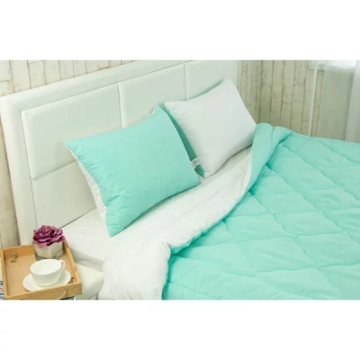 Одеяло Руно силиконовое бирюзовое 140 х 205 (К_321.52СЛ200_Бірюзовий) Винница - изображение 3