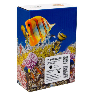 Картридж Barva Canon PFI-102BK (0895B001) 130 мл, black (IC-PFI102BK) Винница - изображение 1