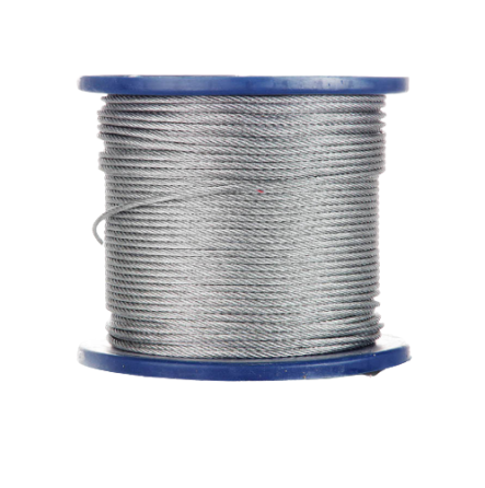 Трос d 5мм DIN 3060 (6х19 + FC) оцинкована сталь 100 м APRO Житомир