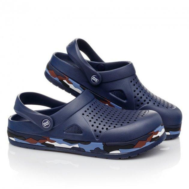 Кроксы мужские синие камуфляжная полоска Одесса - изображение 9