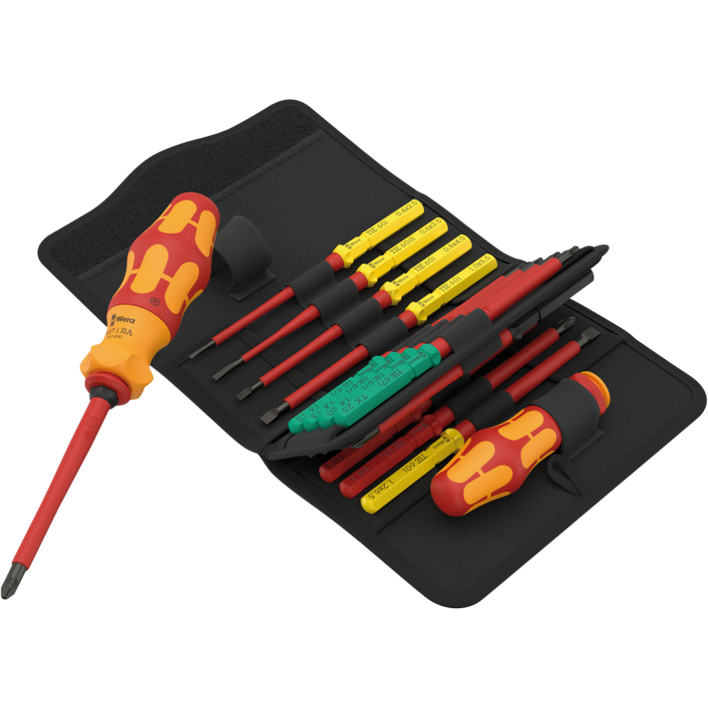 Викрутка діелектрична Wera з комплектом насадок, 17 предметів 05006618001 Одеса - фото 2