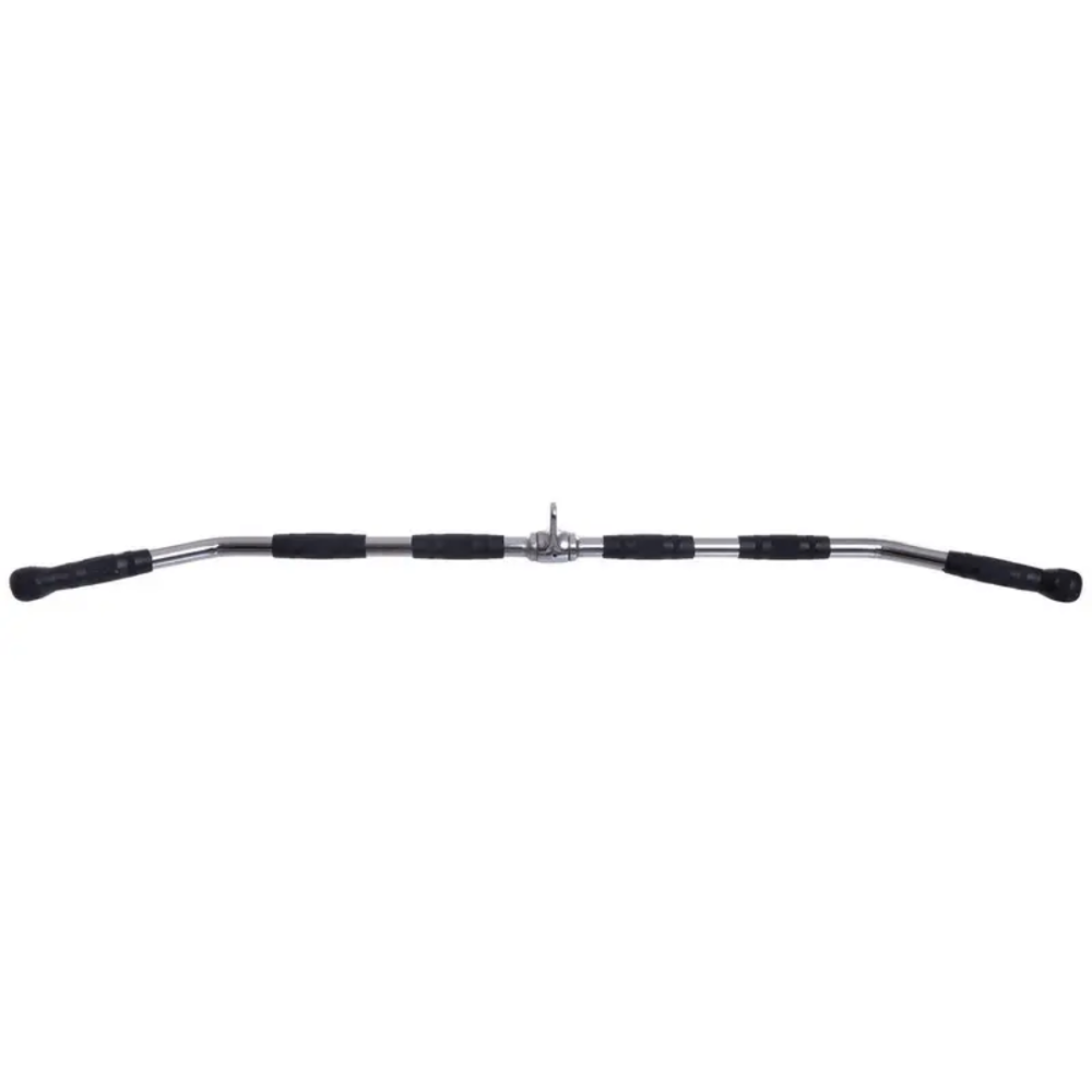 Ручка для верхньої тяги York Fitness 122см вигнута з гумовими рукоятками, хром Київ - фото 3