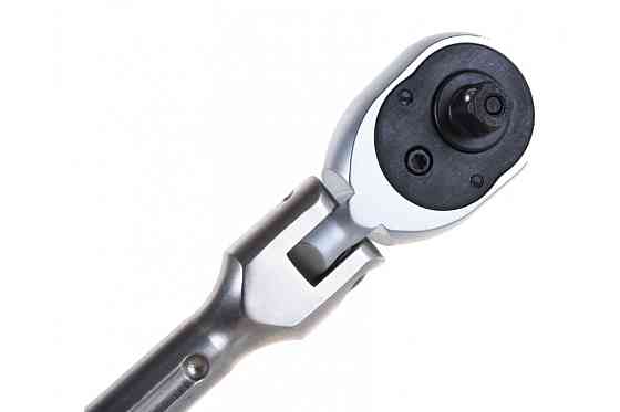 Трещотка реверсивная шарнирная телескопическая с резиновой ручкой 1/4 L185-230мм (72зуб.) ROCKFORCE RF-802223 Одесса