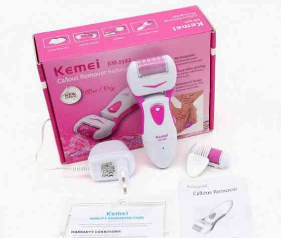 Пилка для пяток роликовая  Kemei KM 2502 Винница