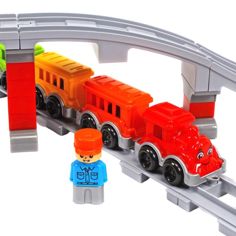 Дитячий набір конструктора "Залізниця" 1300TXK 59 деталей Вінниця - фото 8