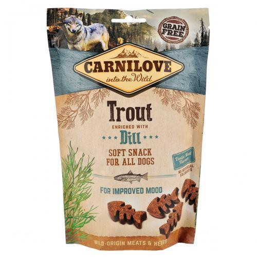 Ласощі Carnilove Dog Semi Moist для собак, форель та кріп, 200 г Київ - фото 1