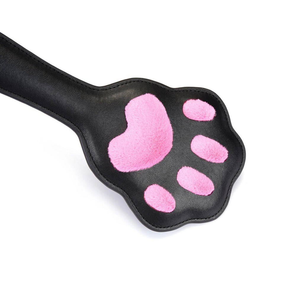 Паддл в виде кошачьей лапки Liebe Seele Round Paddle Black/Pink Sex Aura Киев - изображение 3