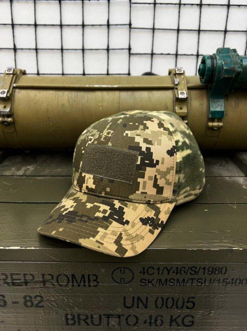 Бейсболка чоловіча тактична на флісі піксель ВТ7508 Одеса - фото 7