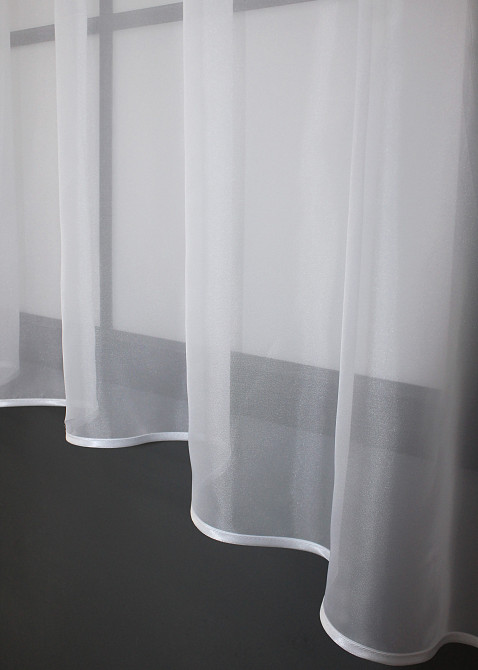 Кухонная гардина VR-Textil № 036к арка белый с фиолетовым 280х170 см (52-0853) Киев - изображение 5