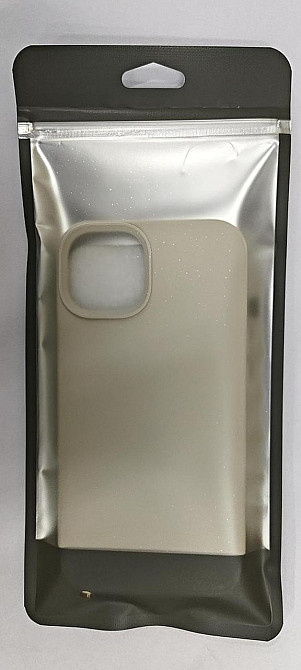 Чехол DOMAVER жидкий силикон для iPhone 13 6.1 ультратонкий матовый бежевый защитный Киев - изображение 6