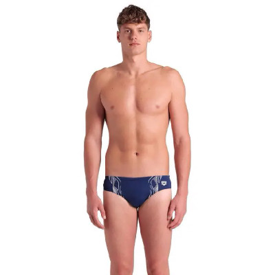 Плавки Arena Poseidonia Swim Briefs 007338-701 темно-синій, білий 85 (3468337382287) Винница - изображение 1