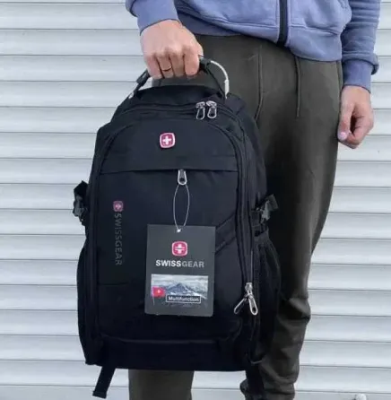 Міський Рюкзак Travel Bag SWISS 8810 Відділення для ноутбука, USB-порт, Кишеня для телефону та окуля Київ