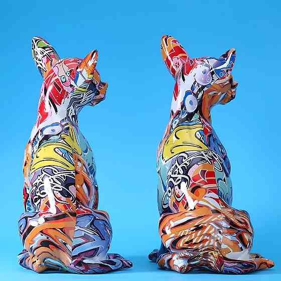 Статуэтка Чихуахуа RESTEQ аквапечать — интерьерная фигурка собаки 26 см, стильный декор и подарок Киев