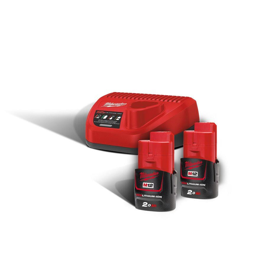 Енергокомплект MILWAUKEE, M12 Li-Ion MILWAUKEE, M12 NRG-202 (+ заряд.пристрій, 2 акум.Х 2Аг) Одеса - фото 6