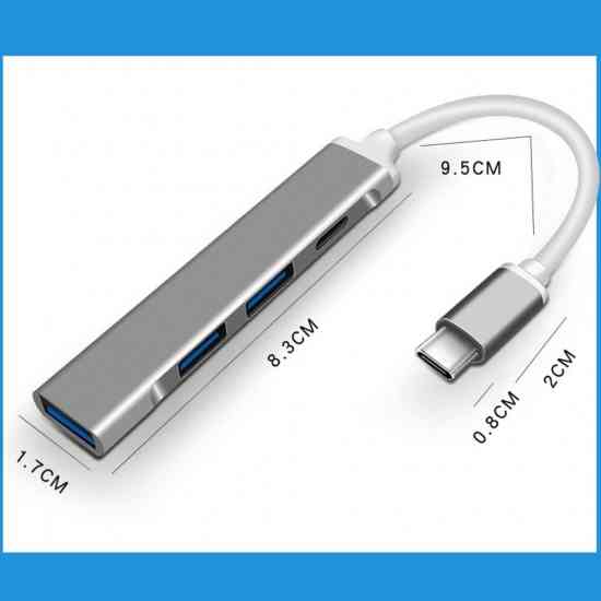 Разветвитель hub TYPE-C USB 3.0 хаб 4 порта Винница