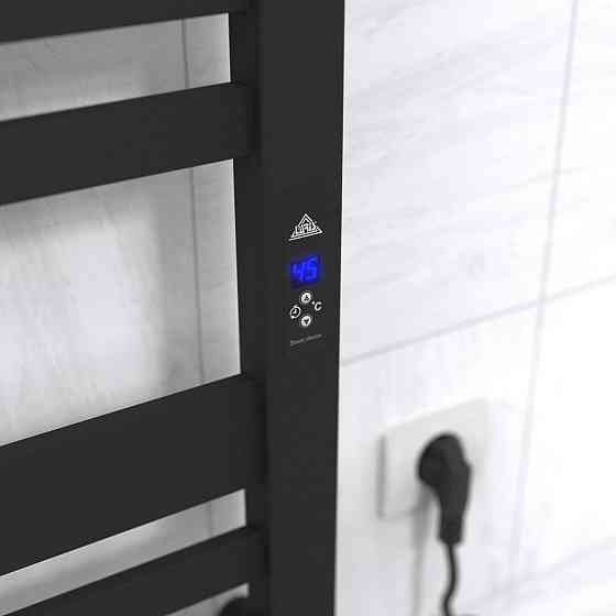 Електрична рушникосушка Laris Зебра Тетріс ЧКФ 12 500Х1100 Е чорна П/П Київ